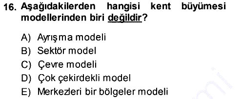 Davranış Bilimleri 1 2013-2014 Dönem Sonu Sınavı - 16. soru