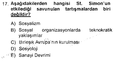Davranış Bilimleri 1 2012-2013 Tek Ders Sınavı - 17. soru