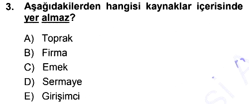 Mikro İktisat 2013-2014 Ara Sınav - 3. soru