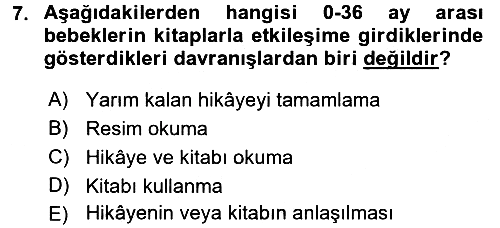 Çocuk Edebiyatı Ve Medya 2016-2017 Ara Sınav - 7. soru
