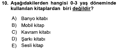 Çocuk Edebiyatı Ve Medya 2017-2018 Ara Sınav - 10. soru