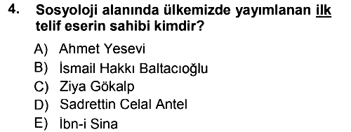 Eğitim Bilimine Giriş 2014-2015 Ara Sınav - 4. soru