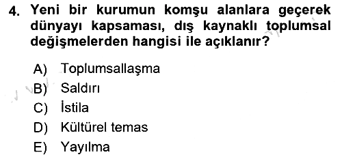 Eğitim Bilimine Giriş 2024-2025 Yaz Okulu Sınavı - 4. soru