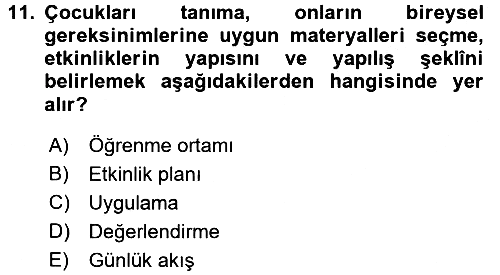 Kurum Uygulamaları 2016-2017 Ara Sınav - 11. soru