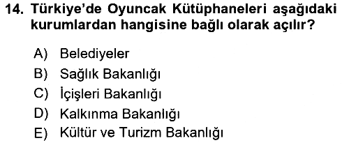 Kurum Uygulamaları 2016-2017 Dönem Sonu Sınavı - 14. soru