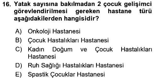 Kurum Uygulamaları 2016-2017 Dönem Sonu Sınavı - 16. soru