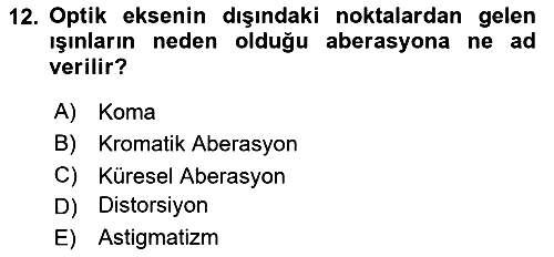 Fotogrametri 2021-2022 Ara Sınav - 12. soru