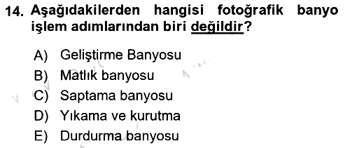 Fotogrametri 2023-2024 Ara Sınav - 14. soru