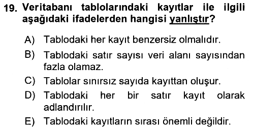 Konumsal Veritabanı 1 2024-2025 Ara Sınav - 19. soru