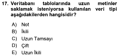 Konumsal Veritabanı 1 2025-2026 Ara Sınav - 17. soru