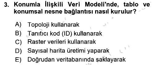 Konumsal Veritabanı 2 2025-2026 Ara Sınav - 3. soru