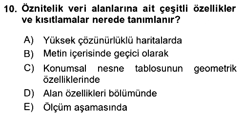 Konumsal Veritabanı 2 2025-2026 Ara Sınav - 10. soru