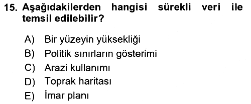 Konumsal Veritabanı 2 2025-2026 Ara Sınav - 15. soru