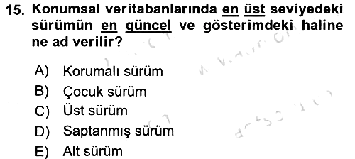 Konumsal Veritabanı 2 2016-2017 Dönem Sonu Sınavı - 15. soru