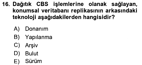 Konumsal Veritabanı 2 2023-2024 Dönem Sonu Sınavı - 16. soru