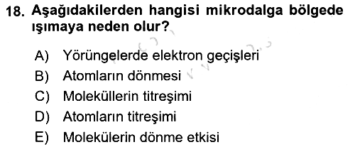 Uzaktan Algılama 2016-2017 Ara Sınav - 18. soru