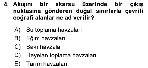 Yerel Yönetimlerde CBS Uygulamaları 2023-2024 Ara Sınav - 4. soru