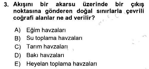 Yerel Yönetimlerde CBS Uygulamaları 2023-2024 Dönem Sonu Sınavı - 3. soru