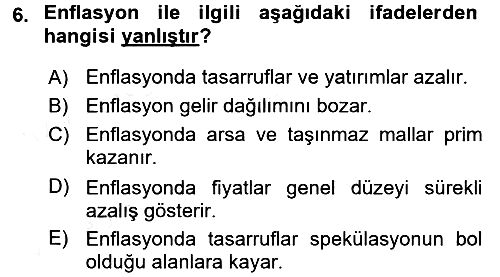 Dış Ticarete Giriş 2015-2016 Ara Sınav - 6. soru