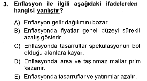 Dış Ticarete Giriş 2013-2014 Tek Ders Sınavı - 3. soru