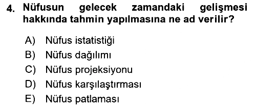 Dünya Ekonomisi 2018-2019 3 Ders Sınavı - 4. soru
