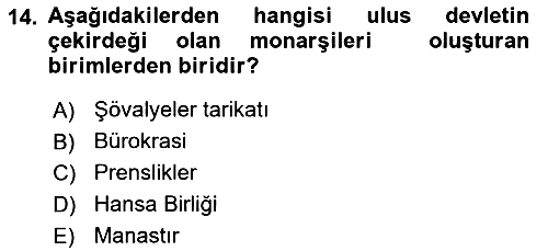 Dünya Ekonomisi 2018-2019 3 Ders Sınavı - 14. soru