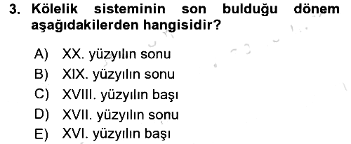 Dünya Ekonomisi 2017-2018 Ara Sınav - 3. soru