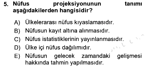 Dünya Ekonomisi 2017-2018 Ara Sınav - 5. soru
