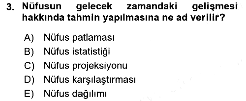 Dünya Ekonomisi 2018-2019 Ara Sınav - 3. soru