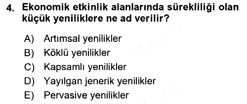Dünya Ekonomisi 2016-2017 Dönem Sonu Sınavı - 4. soru