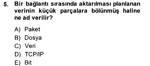 Elektronik Ticaret 2013-2014 Ara Sınav - 5. soru