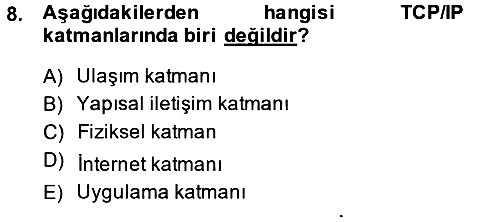 Elektronik Ticaret 2014-2015 Ara Sınav - 8. soru