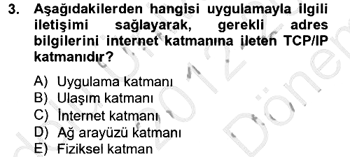 Elektronik Ticaret 2012-2013 Dönem Sonu Sınavı - 3. soru