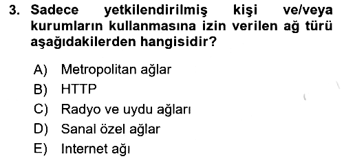 Elektronik Ticaret 2016-2017 Dönem Sonu Sınavı - 3. soru