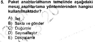 Elektronik Ticaret 2013-2014 Tek Ders Sınavı - 5. soru