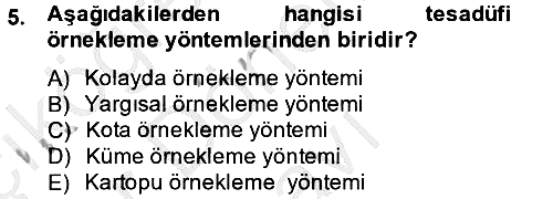 Uluslararası Pazarlama 2014-2015 Dönem Sonu Sınavı - 5. soru
