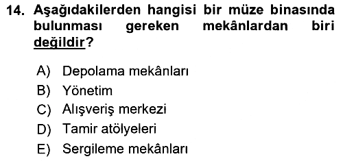 Bina ve Yapım Bilgisi 2015-2016 Ara Sınav - 14. soru
