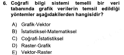 Gayrimenkul Ekonomisi 2017-2018 Dönem Sonu Sınavı - 6. soru