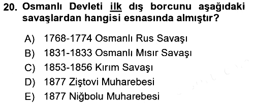 Aile Ekonomisi 2017-2018 3 Ders Sınavı - 20. soru