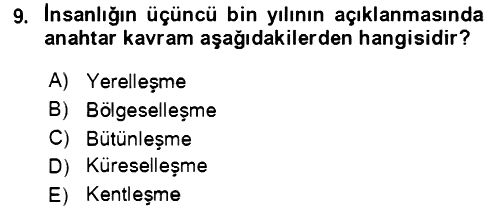 Aile Ekonomisi 2022-2023 Ara Sınav - 9. soru