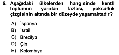 Aile Ekonomisi 2024-2025 Ara Sınav - 9. soru
