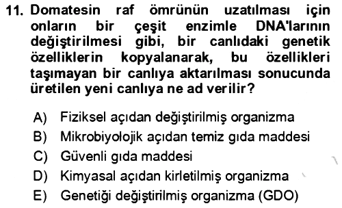 Aile Ekonomisi 2024-2025 Ara Sınav - 11. soru