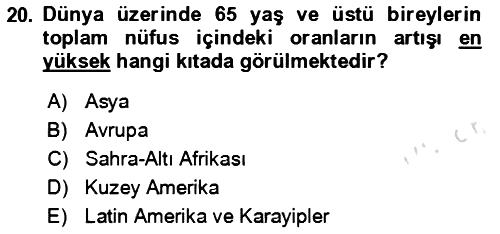 Aile Ekonomisi 2024-2025 Ara Sınav - 20. soru