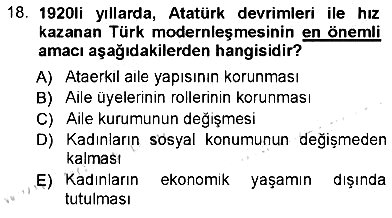 Aile Ekonomisi 2012-2013 Dönem Sonu Sınavı - 18. soru