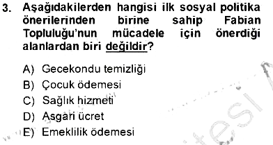 Aile Ekonomisi 2014-2015 Dönem Sonu Sınavı - 3. soru