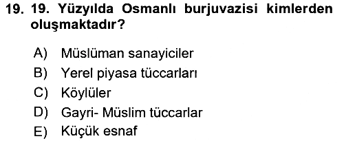 Aile Ekonomisi 2016-2017 Dönem Sonu Sınavı - 19. soru
