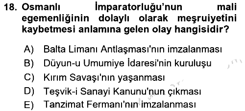 Aile Ekonomisi 2021-2022 Dönem Sonu Sınavı - 18. soru