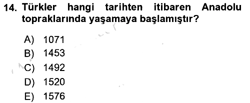 Aile Ekonomisi 2023-2024 Dönem Sonu Sınavı - 14. soru
