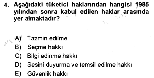Aile Ekonomisi 2024-2025 Dönem Sonu Sınavı - 4. soru
