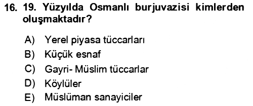 Aile Ekonomisi 2024-2025 Dönem Sonu Sınavı - 16. soru